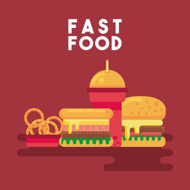 sokak fast food ve harf simgeleri