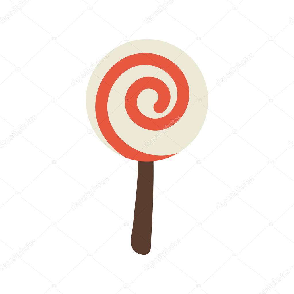 happy birthday lollipop celebration flat style icon