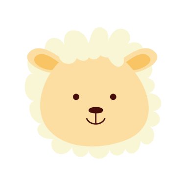 Sevimli koyun, küçük hayvan başlı karakter.