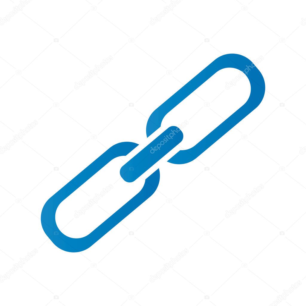 chain link flat style icon