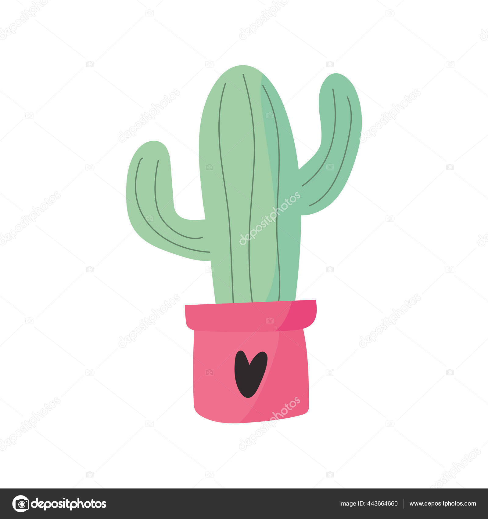 Imagens vetoriais Cactus design