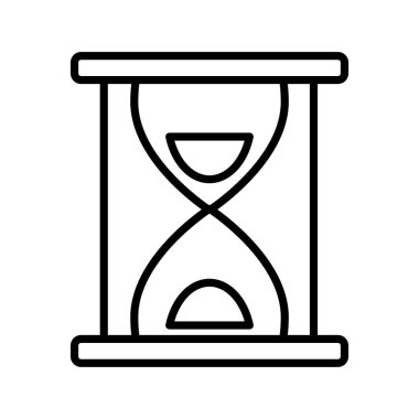 zaman kum saati çizgisi biçimi