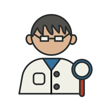 Meslek araştırmacısı Avatar doldurma biçimi simgesi