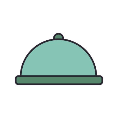 tepsi sunucusu mutfak simgesi