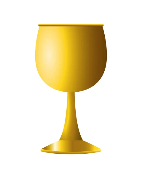 金色的圣杯Jewish hanukkah庆典图标 — 图库矢量图片
