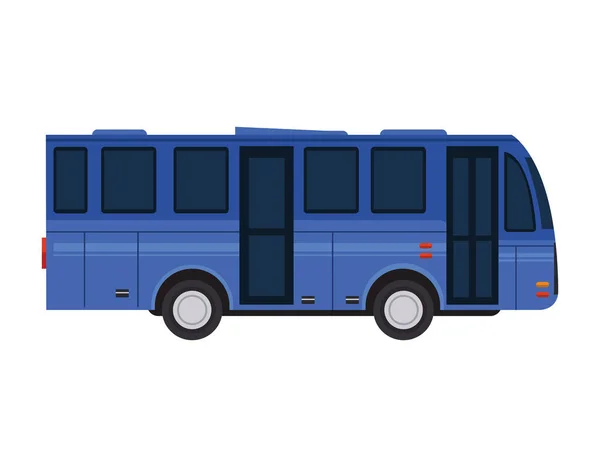 Coche autobús vehículo transporte icono — Vector de stock