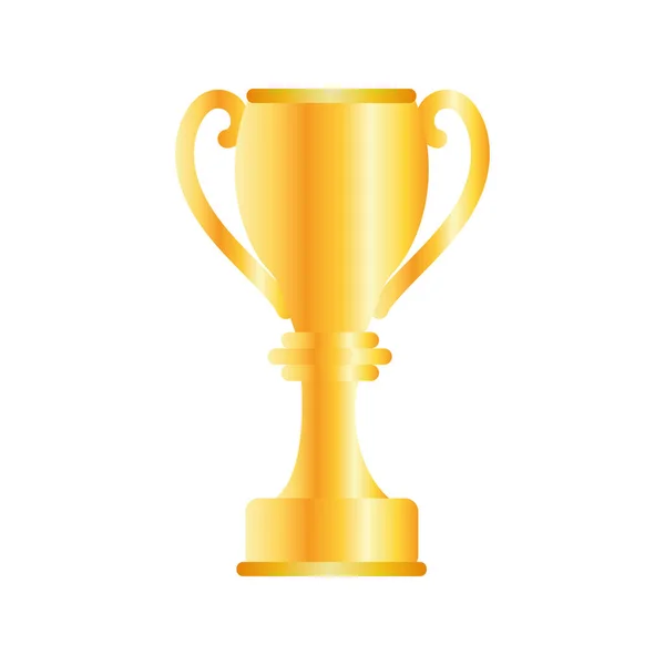 Goldene Pokal-Ikone — Stockvektor
