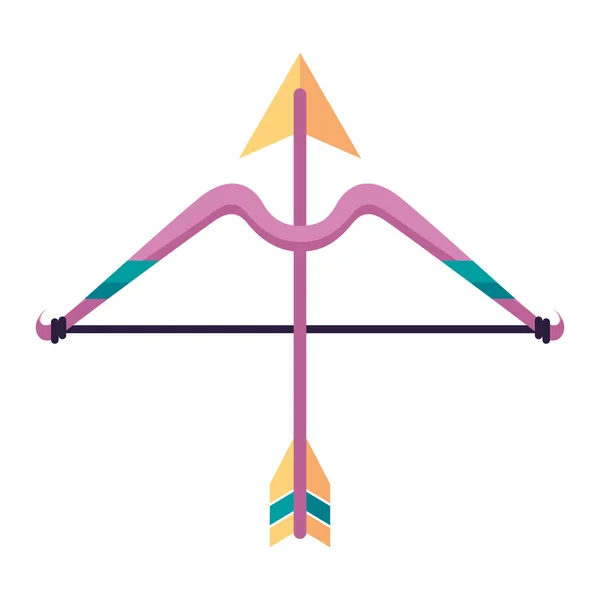Икона арки и стрелы — стоковый вектор