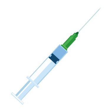 Şırınga aşısı tıbbi ikonu