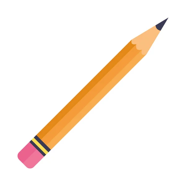 铅笔学校用品隔离图标 — 图库矢量图片
