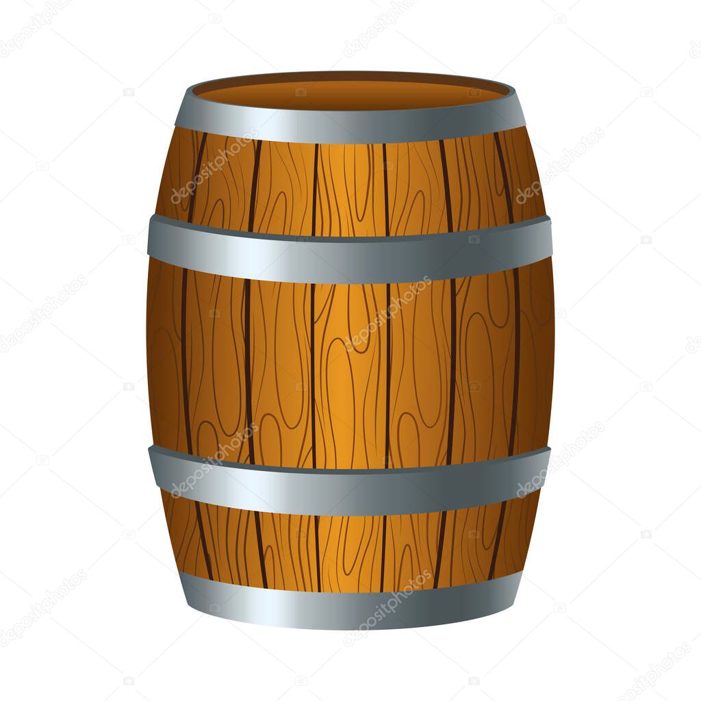 wooden beer barrel st patrick icon
