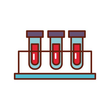 tüpler test düz biçim simgesi