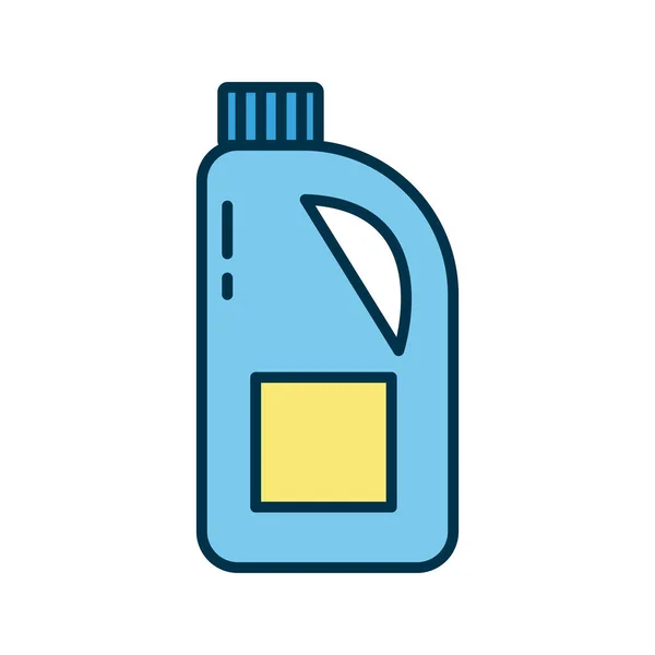 Desinfectante botella producto icono de estilo plano — Vector de stock