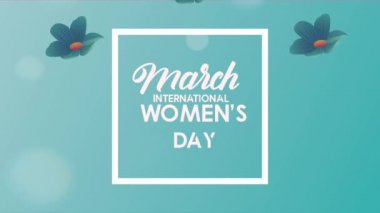 Mutlu kadınlar günü kartviziti