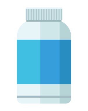 şişe ilaçları plastik izole simge