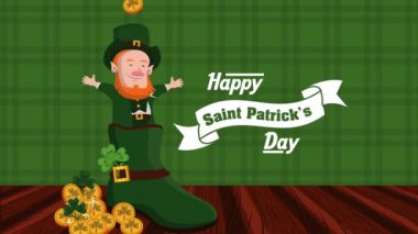 Mutlu Aziz Patrickler Günü 'nde leprikonla birlikte kitap ve sikkelerle