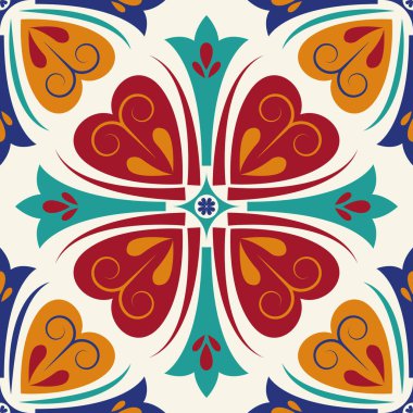 Renkli sanat İtalyan seramik arka planı