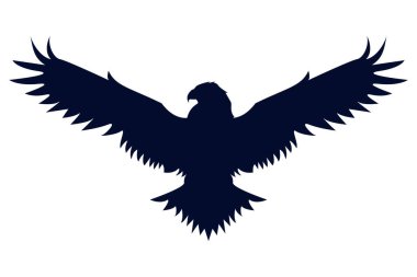 vahşi kartal silueti