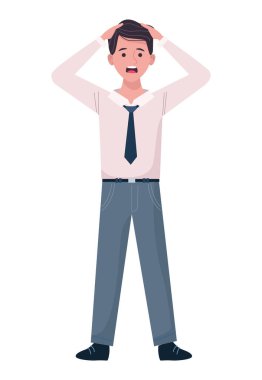 Genç iş adamı soyu tükenmiş Avatar karakteri