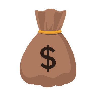 para çantası dolarları izole edilmiş simge