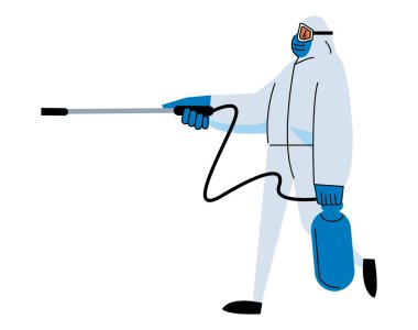 işçi dezenfekte karakteri