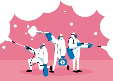 üç biyozafer çalışanı