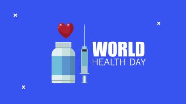 Şırınga ve uyuşturucu şişesiyle dolu sağlıklı bir gün.