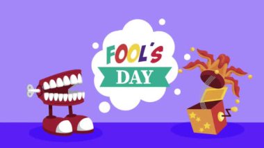 Sürpriz kutularla dolu 1 Nisan günü mektupları.