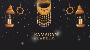 Rafael Kareem 'de altın fenerler asılı.
