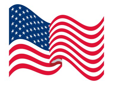 ABD bayrağı dalgalanıyor