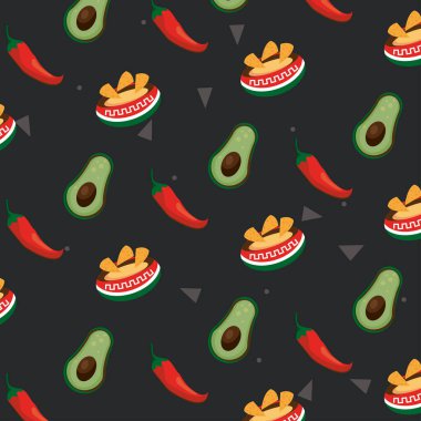 Meksika yemeği kalıpları