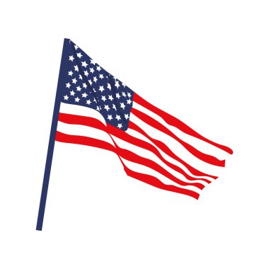 ABD bayrağı dalgalanıyor