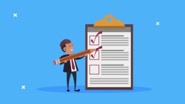 Listede zarif iş adamı yazısı