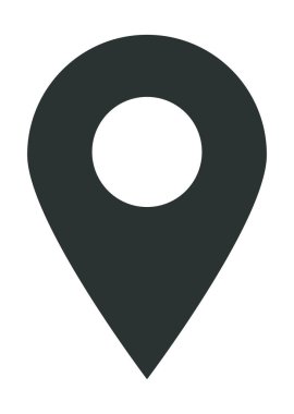 pin işaretleyici konumu