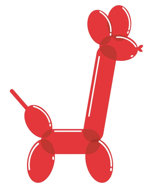 Жираф повітряна куля тварина — стоковий вектор