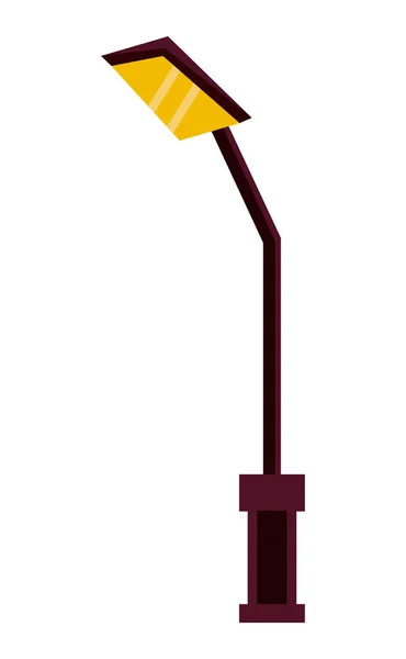 Street post lamp — Stock Vector