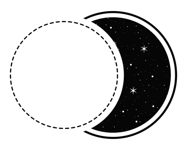 Ay tutulması simgesi — Stok Vektör
