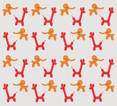 balonlar hayvanlar için arka plan