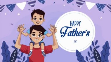 Babalar günün kutlu olsun. Baba ve oğlunla birlikte partide.