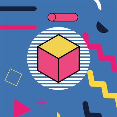 memphis mavi arkaplan