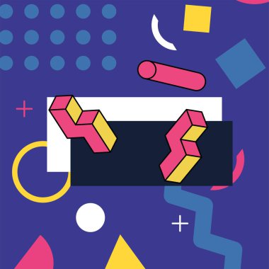 memphis mor arkaplan