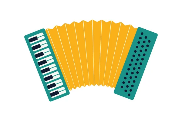 Accordeon muziekinstrument — Stockvector