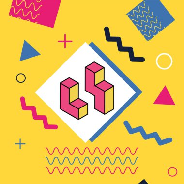 memphis arka plan sarısı