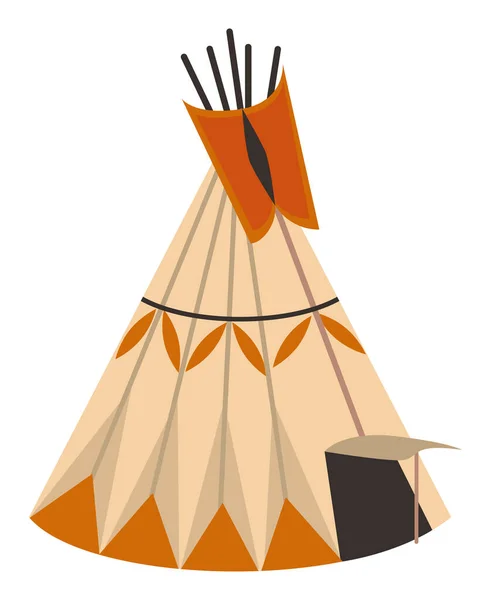 Indian west tent — Stock Vector