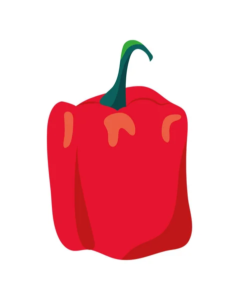 Paprika pflanzlich rot — Stockvektor
