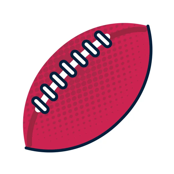 Amerikanischer Fußballballon — Stockvektor