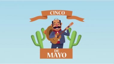 Mariachi ile Cinco de mayonez kutlaması.
