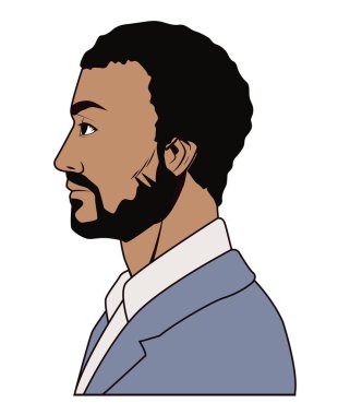 afro iş adamı popart