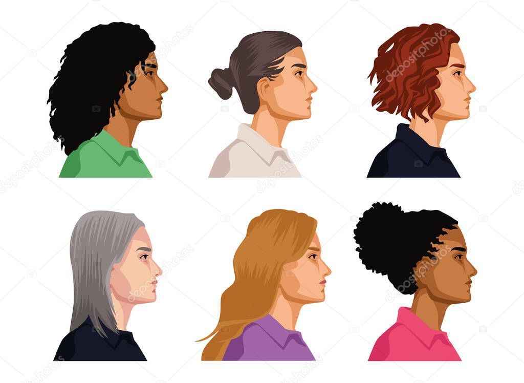 six women characters