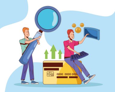 iş adamları ve eşyalar